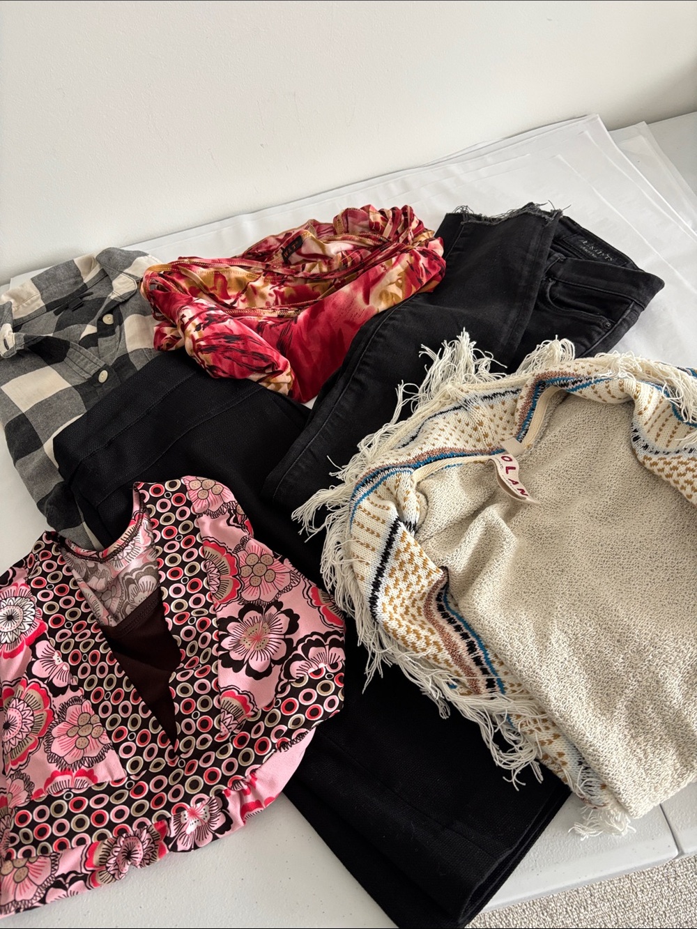 Women’s clothing bundle size XS J. Crew AllSaints Anthropologie 6 pieces